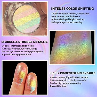 / Optical Chameleon Eyeshadow Palette Glitter Eye Shadow Festival Eye Make