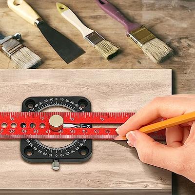 Multifunction Scribing Tool Adjustable Woodworking Measuring