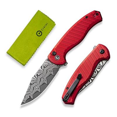 DURATECH 2-Pack Folding Utility Knife, Mini Box Cutter with Safety