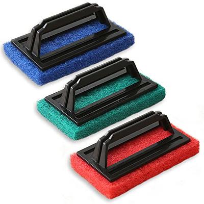 3pcs Pool Scrubber with Handle, Sponge Heavy Duty Cleaning Hand-Held  Swimming Pool Brush with Scrubber Replacement Pads Sponge Scrub Brush for  Shower Pool, Bathtubs, Bathroom Tiles - Yahoo Shopping