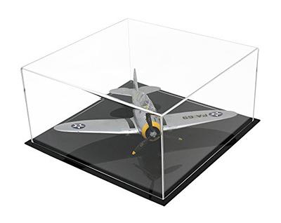 Better Display Cases Clear Acrylic Large Book Display Case 20 x 14 x 6  with Black Base (A071-C-BDS)