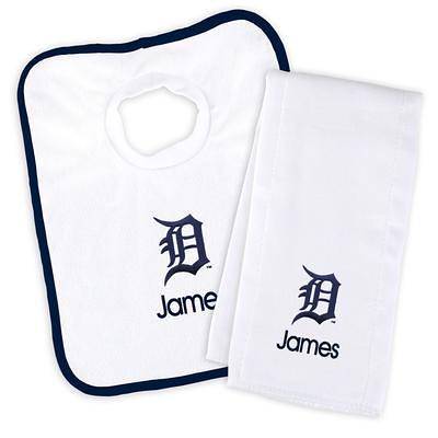 Lids Baltimore Orioles Newborn & Infant Personalized Bib & Burp Cloth Set -  White