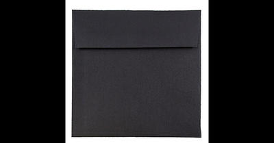 JAM Paper 5 x 7 Black Linen Invitation Envelopes