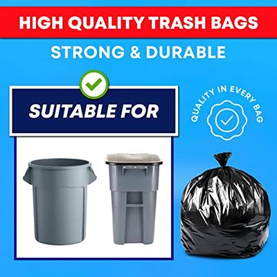 55-60 Gallon Trash Bags Heavy Duty 3 Mil, Contractor Bags 3 Mil. 55-60  Gallon Heavy Duty X-Large Black Trash Bags 3 Mil 50 Gallon, 55 Gallon, 60  Gallon Garbage Bags (32 Bags w/Ties) - Yahoo Shopping