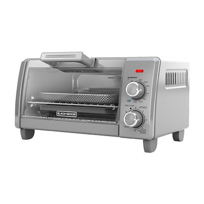 Black+decker 6-Slice Convection Oven - Stainless Steel, Silver