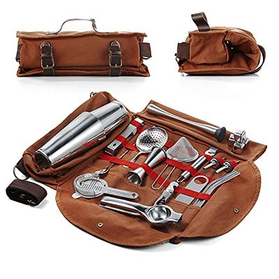 Mixology & Craft 17PC Bartender Travel Kit Bag with Bar Tools | eBay