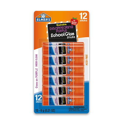 Elmer's E627 0.53 oz. Repositionable Washable School Glue Stick - 2/Pack