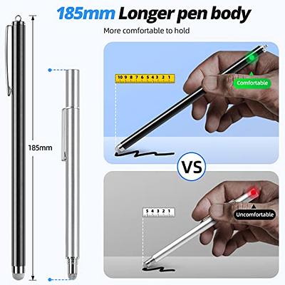 12 Pack Stylus Pens for Touch Screens 2 in 1 Tablet Pen Compatible With  iPad iPhone Kindle Fire Samsung Galaxy Android 
