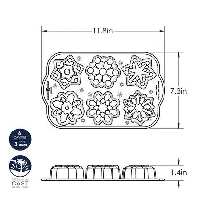 Nordic Ware Nonstick Aluminum Proform Bundt Pan, 11.8 x 10.4 x