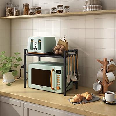 Microwave Oven Shelf Toaster Rack Heavy Duty Stand Kitchen Counter Top  Organizer