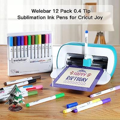 Welebar 0.4 Tip Infusible Pen Set for Cricut Joy/Xtra, 12 Pack Assorted  Sublimation Ink Pens for Heat Tranfer, Mugs, T-shirt - Yahoo Shopping
