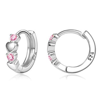 Amazon.com: Star CZ S925 Sterling Silver Small Sleeper Cuff Hoop Earrings  for Women Teen Girls Cartilage 2nd Hole Cute Tiny Huggie Endless Tragus 8mm  Hoops Fashion Piercing Jewelry Gifts Best Friend Daughter: