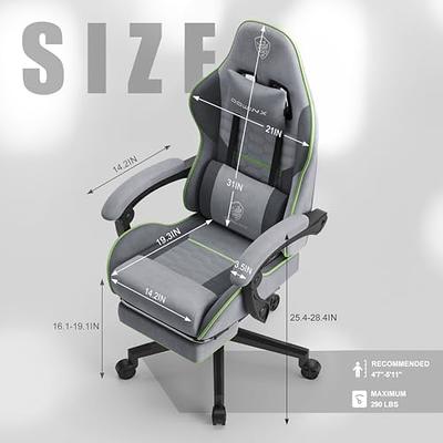 Dowinx Gaming Chair Tech Fabric with Pocket Spring Cushion