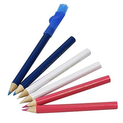 Dressmaker Chalk Pencil with Brush, Sewing Fabric Pencil, Water