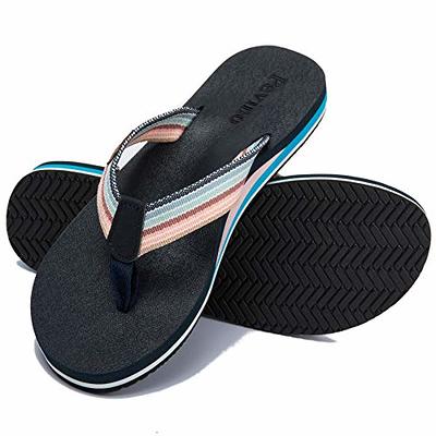 Pevino Women's Orthotic Flip Flops with Soft