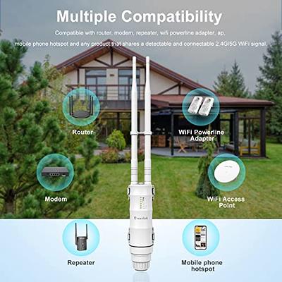 Outdoor WiFi Extender Long Range, WAVLINK 300 Mbps Outdoor Wireless Access  Point with PoE Powered,Wan/LAN Port, Weatherproof, Router/AP/Repeater  Modes, for Farm,Yard,RV,Campsite,Park - Yahoo Shopping