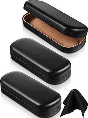 3 Pieces Black Hard Shell Glasses Case Portable Hard Eyeglasses Case Pocket  Size Sunglasses Case for Men Women Student - Yahoo Shopping