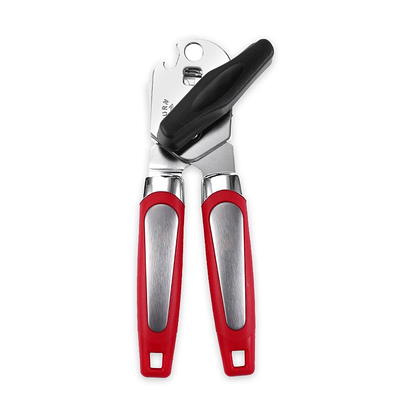 Can Opener, Safe Stainless Steel Smooth Edge Manual Can Opener Capper With  Non-slip Handle