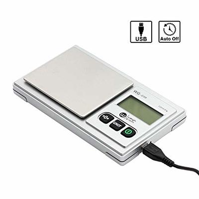 100g/0.01g High-Precision Pocket Scale Accurate Kitchen Scale Jewelry Scale Mini Food Scale Electric Kitchen Scale Baking Scale, Size: 100g 0.01g