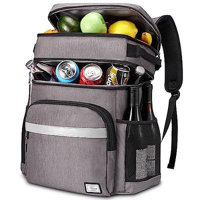 VEVOR Cooler Backpack, 28 Cans Backpack Cooler Leakproof, Waterproof Insulated  Backpack Cooler for Hiking, Camping, BBQ, Grey LZBBHSDL20LDDLN18V0 - The  Home Depot