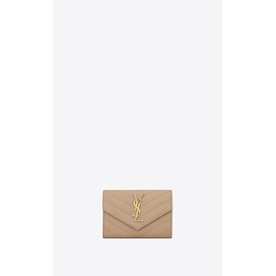 Saint Laurent Cassandre Matelasse Small Envelope Wallet for Women