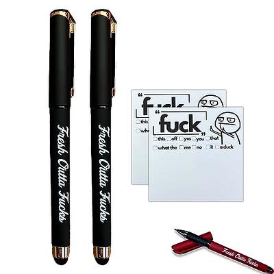 Fresh out of Fucks Pen Set (funny, sweary, office, gift)