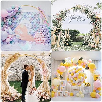  Fomcet 8FT Gold Round Backdrop Stand Circle Balloon