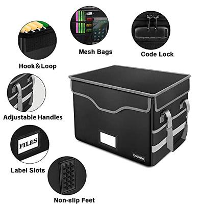  Oterri File Box with Lock, Fireproof Document Box