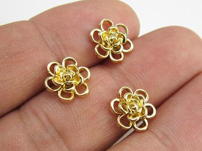 Shop Gold Flower Face Gems