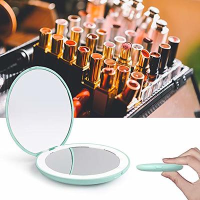 Dynippy Compact Mirror 3.15 inch Double-Sided 1X/2X Magnifying