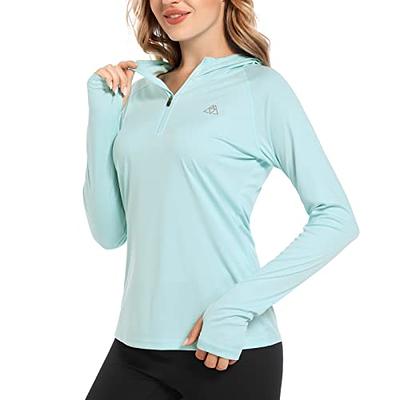 Long Sleeve Workout Shirts for Women,Moisture Wicking UV Sun