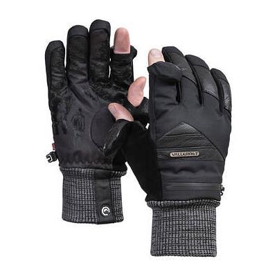 Freehands Men's Stretch Thinsulate Gloves (Small, Black) 11121MS