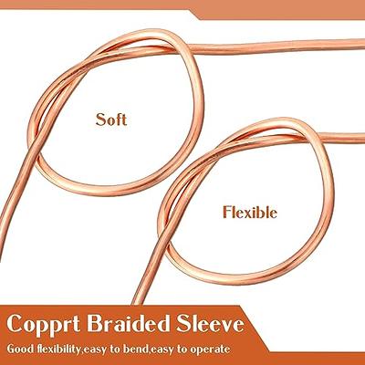  3 Rolls Total 90 Feet Jewelry Copper Wire Tarnish Resistant  Jewelry Wire Craft Wire Copper Beading Wire Flexible Beading Wire for  Jewelry Making or DIY Crafts, 0.4mm Wire