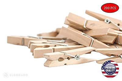 100pcs Clothes Pins Wooden Clothespins 3inch Heavy Duty Wood Clips For  Hanging Clothes Pictures Outdoor