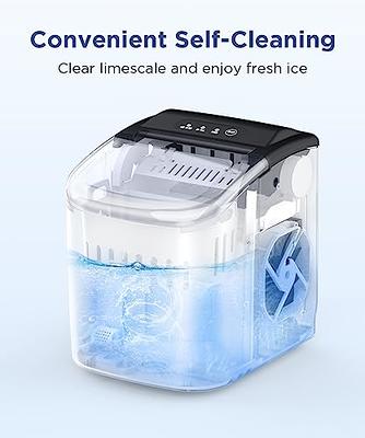 COWSAR Ice Maker Nugget Ice Maker Machine Portable Ice Machine with  Self-Clean