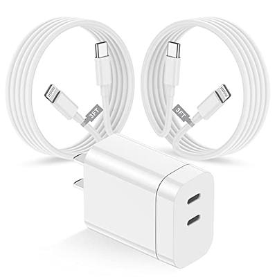 [MFI Certified] iPhone Charger Block USB C Fast Wall Plug with 6ft USB C to  Lightning Cable for i Phone/14/13/12/11/pro/pro max/Air pods pro/iPad air