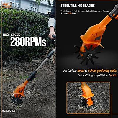 BLACK+DECKER 20V MAX 7 in. Lithium-Ion Cordless Garden Cultivator