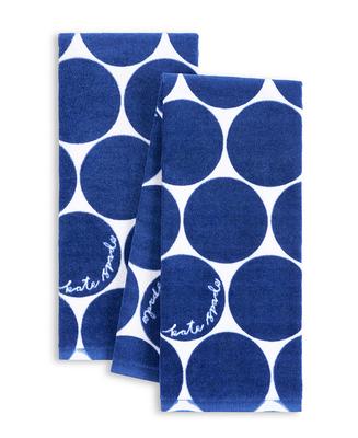 kate spade new york Joy Dot Kitchen Towels 2 Pack Set, 17 x 28 - Navy  Blue, Cream - Yahoo Shopping