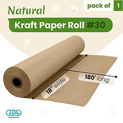 Brown Kraft Paper Ideal for Gift Wrapping Packing Roll for Moving Art Craft  Shipping Floor Covering Wall 100% Recycled Material