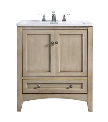 Stufurhome Delia 30 inch Grey Laundry Utility Sink