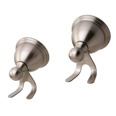 Delaney 550608 600 Series Double Robe Hook Satin Nickel Bathroom