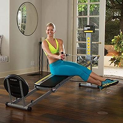 Total Gym FIT Home Fitness Folding Full Body Workout Exercise Equipment  Machine with Ab Crunch Attachment, Training Deck, and Ribbed Squat Stand -  Yahoo Shopping