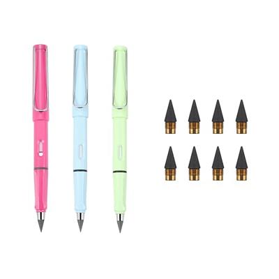 Colored Forever Pencil With Erase And Replacement Colored - Temu