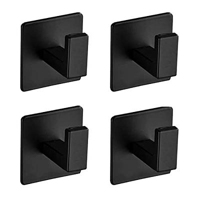 SYJINGLINK Wall Hooks for Hanging,Bath Towel Hooks ，Heavy Duty Waterproof  Stainless Steel Hook,Modern Coat Hooks (Square Plate Straight Hook (Black)  8pcs) - Yahoo Shopping