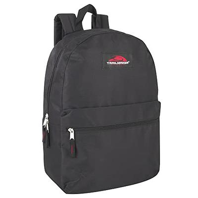 Trail maker Classic 17 Inch Backpack with Adjustable Padded Shoulder Straps  - Yahoo Shopping