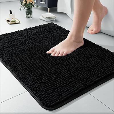 LOCHAS Luxury Bathroom Rug Shaggy Bath Mat 24 x 60 Inch, Washable