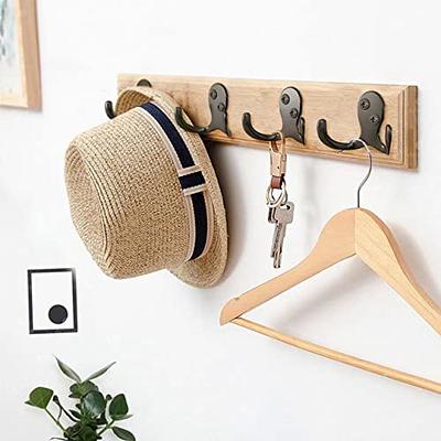 Zerodeko 4 Pcs Hook for Door Decorative Hooks for Hanging Things Single  Coat Rack Hooks Towel Hanger Coat Hook Mounted Bearing Towel Hooks for