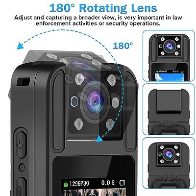 CAMMHD 4K Police Body Camera with Audio and Night Vision Body cam