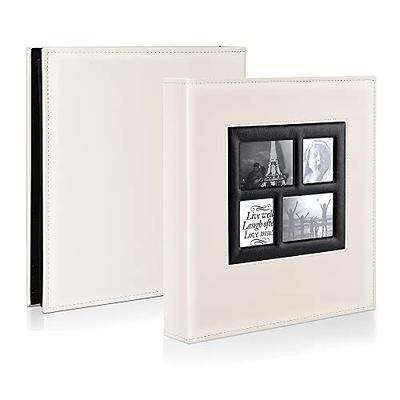 Photo Album 4x6 600 Pockets Photos, Extra Large Capacity Family Wedding Picture  Albums Holds 600 Horizontal and Vertical Photos 