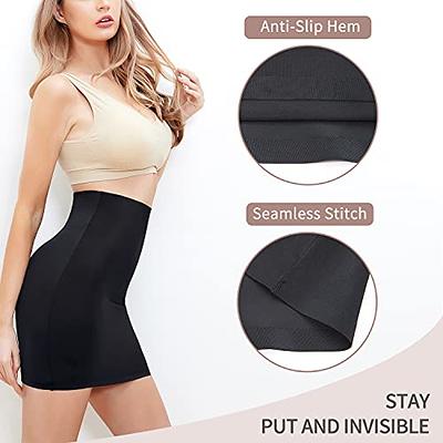 MISS MOLY Seamless Half Slips for Women Under Dress High Waist